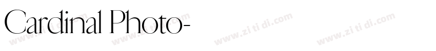 Cardinal Photo字体转换 Cardinal Photo字体转换